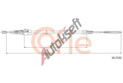 COFLE Tan lanko parkovac brzdy CFL 10.7135, 10.7135