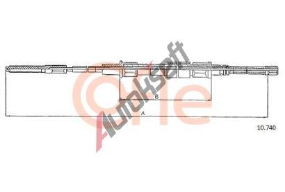 COFLE Tan lanko parkovac brzdy CFL 10.740, 10.740