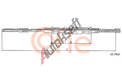 COFLE Tan lanko parkovac brzdy CFL 10.7402, 10.7402