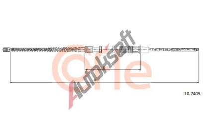 COFLE Tan lanko parkovac brzdy CFL 10.7409, 10.7409