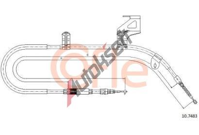 COFLE Tan lanko parkovac brzdy CFL 10.7483, 10.7483