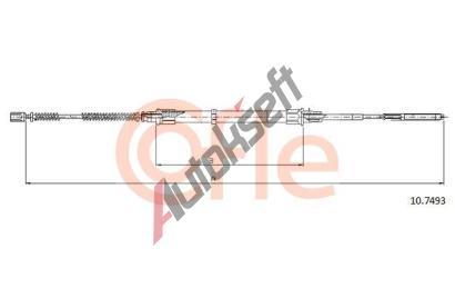 COFLE Tan lanko parkovac brzdy CFL 10.7493, 10.7493