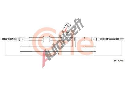 COFLE Tan lanko parkovac brzdy CFL 10.7548, 10.7548