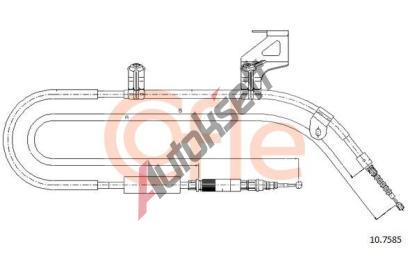 COFLE Tan lanko parkovac brzdy CFL 10.7585, 10.7585