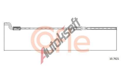 COFLE Tan lanko parkovac brzdy CFL 10.7621, 10.7621