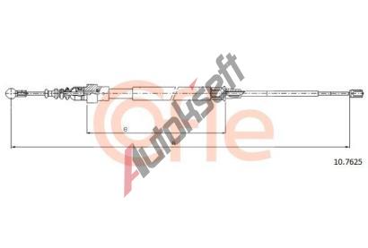 COFLE Tan lanko parkovac brzdy CFL 10.7625, 10.7625