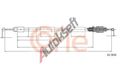COFLE Tan lanko parkovac brzdy CFL 10.7634, 10.7634