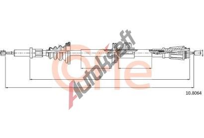 COFLE Tan lanko parkovac brzdy CFL 10.8064, 10.8064