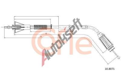 COFLE Ta�n� lanko parkovac� brzdy CFL 10.8071, 10.8071