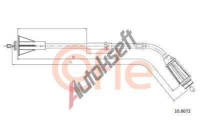COFLE Tan lanko parkovac brzdy CFL 10.8072, 10.8072