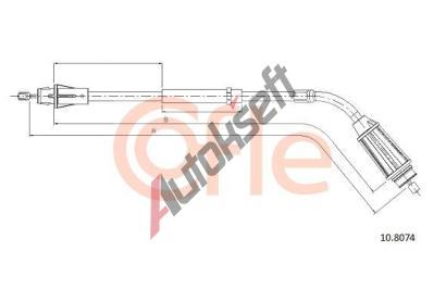 COFLE Tan lanko parkovac brzdy CFL 10.8074, 10.8074