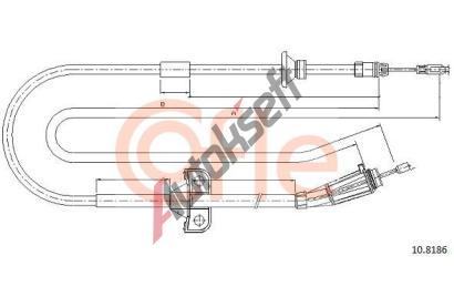 COFLE Ta�n� lanko parkovac� brzdy CFL 10.8186, 10.8186