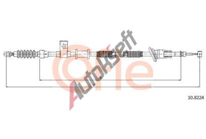 COFLE Tan lanko parkovac brzdy CFL 10.8224, 10.8224