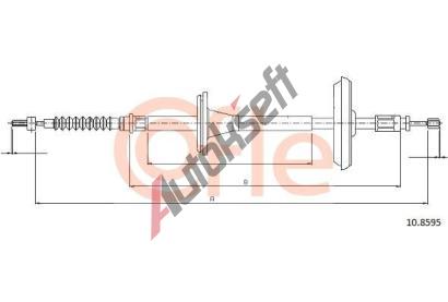 COFLE Tan lanko parkovac brzdy CFL 10.8595, 10.8595