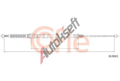 COFLE Tan lanko parkovac brzdy CFL 10.9023, 10.9023