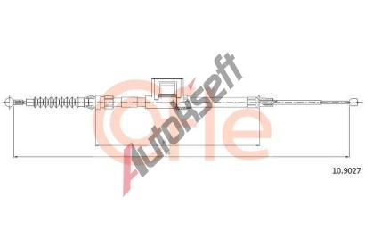 COFLE Tan lanko parkovac brzdy CFL 10.9027, 10.9027