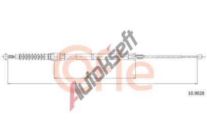 COFLE Tan lanko parkovac brzdy CFL 10.9028, 10.9028