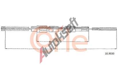 COFLE Ta�n� lanko parkovac� brzdy CFL 10.9030, 10.9030