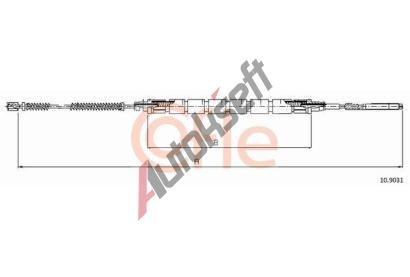 COFLE Tan lanko parkovac brzdy CFL 10.9031, 10.9031