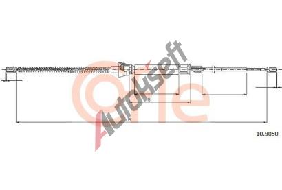 COFLE Tan lanko parkovac brzdy CFL 10.9050, 10.9050