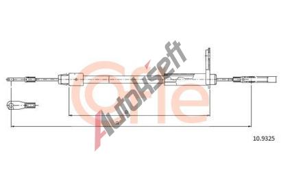 COFLE Tan lanko parkovac brzdy CFL 10.9325, 10.9325