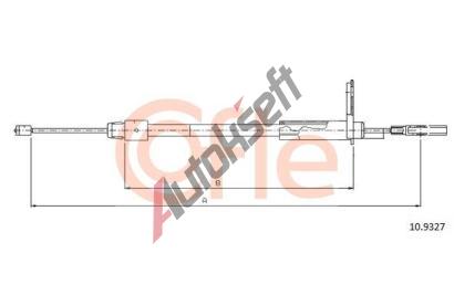 COFLE Tan lanko parkovac brzdy CFL 10.9327, 10.9327