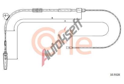 COFLE Tan lanko parkovac brzdy CFL 10.9328, 10.9328
