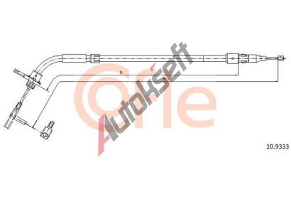 COFLE Tan lanko parkovac brzdy CFL 10.9333, 10.9333