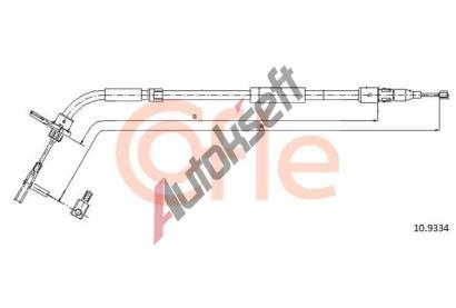 COFLE Tan lanko parkovac brzdy CFL 10.9334, 10.9334