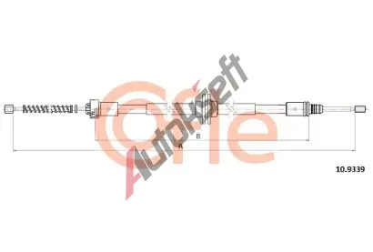 COFLE Tan lanko parkovac brzdy CFL 10.9339, 10.9339