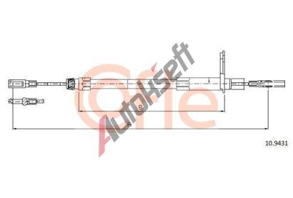 COFLE Tan lanko parkovac brzdy CFL 10.9431, 10.9431