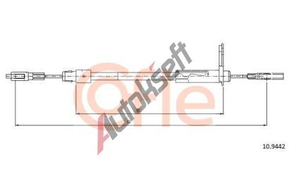 COFLE Tan lanko parkovac brzdy CFL 10.9442, 10.9442