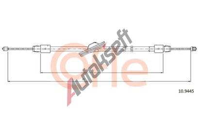 COFLE Tan lanko parkovac brzdy CFL 10.9445, 10.9445