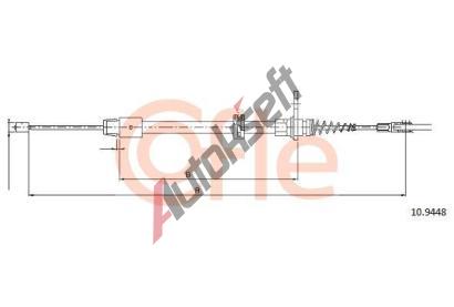 COFLE Tan lanko parkovac brzdy CFL 10.9448, 10.9448