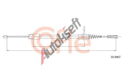 COFLE Ta�n� lanko parkovac� brzdy CFL 10.9467, 10.9467