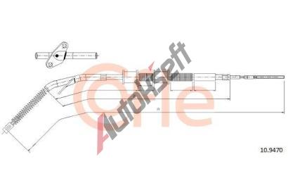 COFLE Ta�n� lanko parkovac� brzdy CFL 10.9470, 10.9470