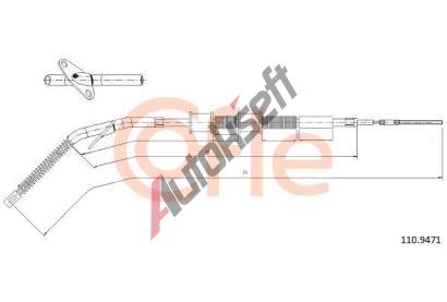 COFLE Ta�n� lanko parkovac� brzdy CFL 10.9471, 10.9471
