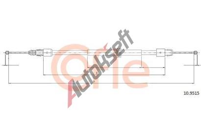COFLE Tan lanko parkovac brzdy CFL 10.9515, 10.9515