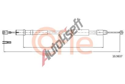 COFLE Tan lanko parkovac brzdy CFL 10.9837, 10.9837