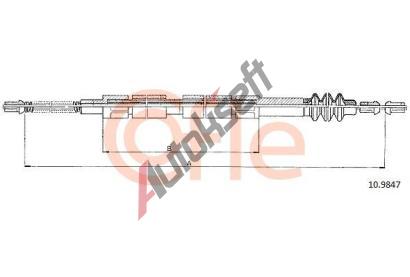COFLE Tan lanko parkovac brzdy CFL 10.9847, 10.9847
