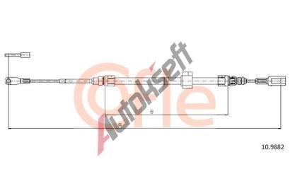 COFLE Tan lanko parkovac brzdy CFL 10.9882, 10.9882
