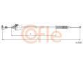 Lanko pedlu plynu COFLE ‐ CFL 11.0225