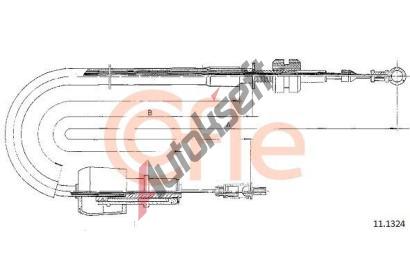 COFLE Lanko ped�lu plynu CFL 11.1324, 11.1324
