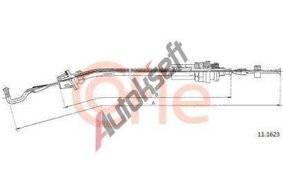 COFLE Lanko ped�lu plynu CFL 11.1623, 11.1623