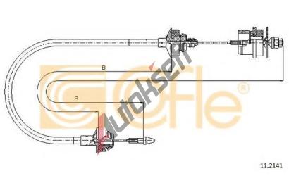 COFLE Spojkov lanko CFL 11.2141, 11.2141