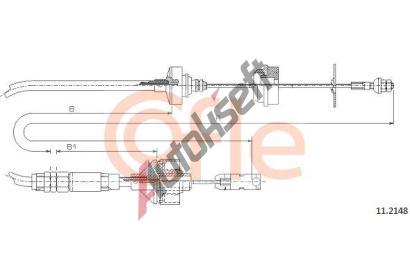 COFLE Spojkov lanko CFL 11.2148, 11.2148