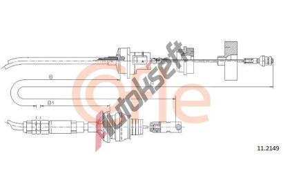 COFLE Spojkov lanko CFL 11.2149, 11.2149
