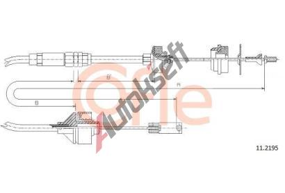 COFLE Spojkov lanko CFL 11.2195, 11.2195