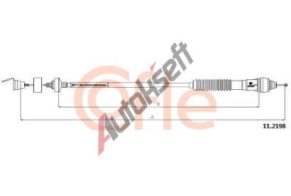 COFLE Spojkov lanko CFL 11.2198, 11.2198