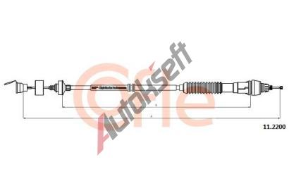 COFLE Spojkov lanko CFL 11.2200, 11.2200